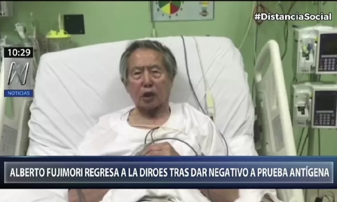 Alberto Fujimori Regresa Al Penal De Barbadillo En La Diroes Canal N