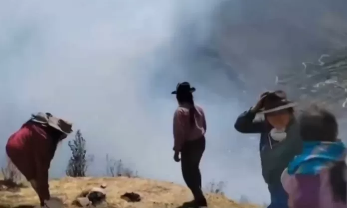 Apurímac Aumentan a 5 la cifra de fallecidos por incendios forestales