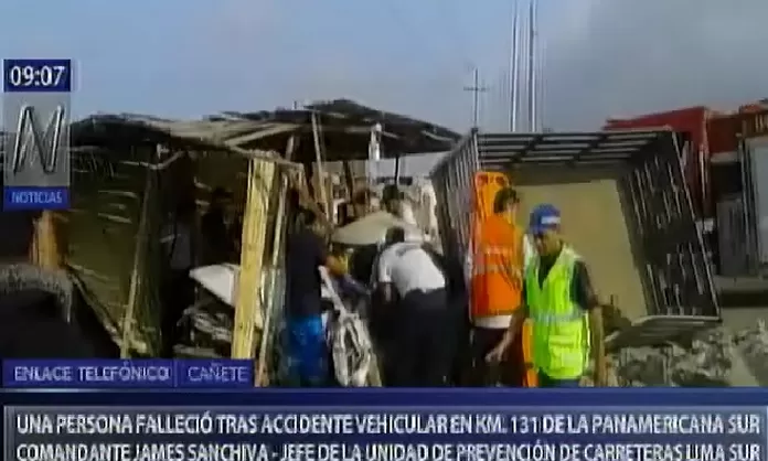 Ca Ete Un Muerto Y Un Herido Dej Accidente En La Panamericana Sur