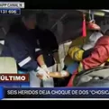Chosica: 6 personas heridas dejó choque entre 'chosicanos'
