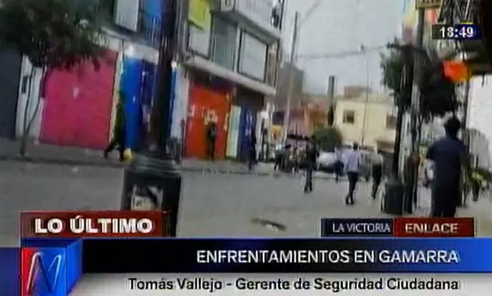 Gamarra Serenos Se Enfrentaron Con Vendedores Ambulantes Canal N