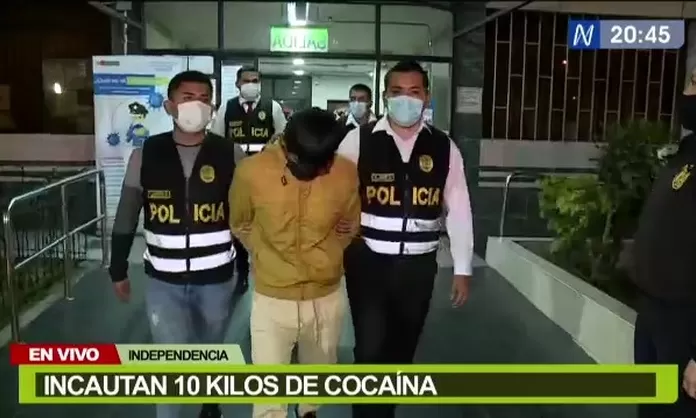 Independencia PNP decomisa 10 kilos de cocaína que iban a ser