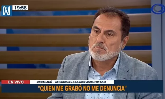 Julio Gagó negó adueñarse de las donaciones de alimentos y ser parte de