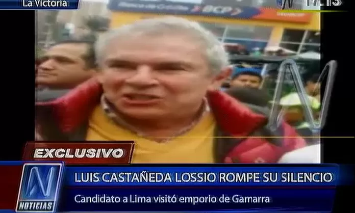 Luis Castañeda Lossio rompió su silencio Qué dijo Canal N