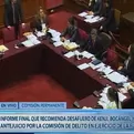 Comisión Permanente aprobó informe que recomienda desafuero de Kenji, Bocángel y Ramírez
