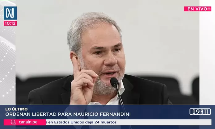 Poder Judicial ordena la liberación de Mauricio Fernandini Canal N