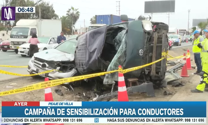 Policía Nacional del Perú 2 mil muertos por accidentes de tránsito en