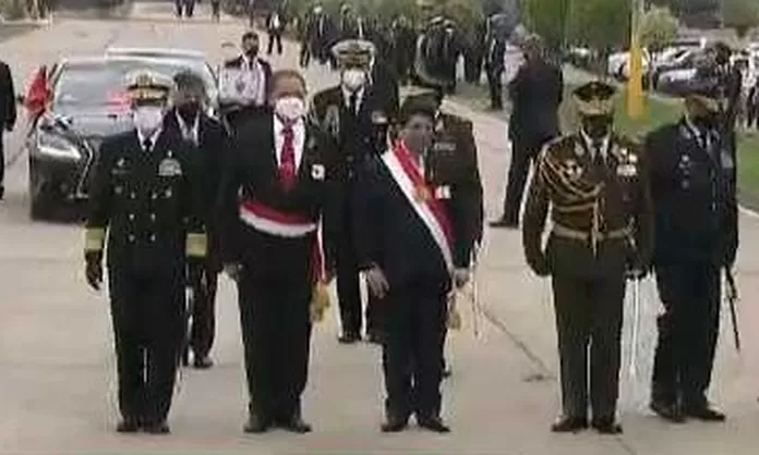 Presidente Castillo Llega A La Gran Parada Militar Canal N