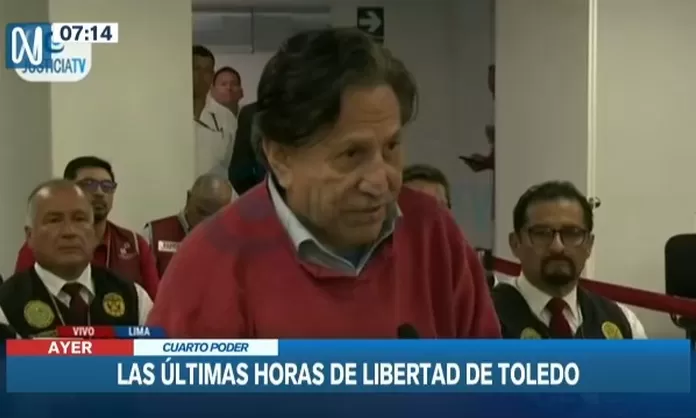 Alejandro Toledo Las Ltimas Horas De Libertad Del Expresidente Canal N