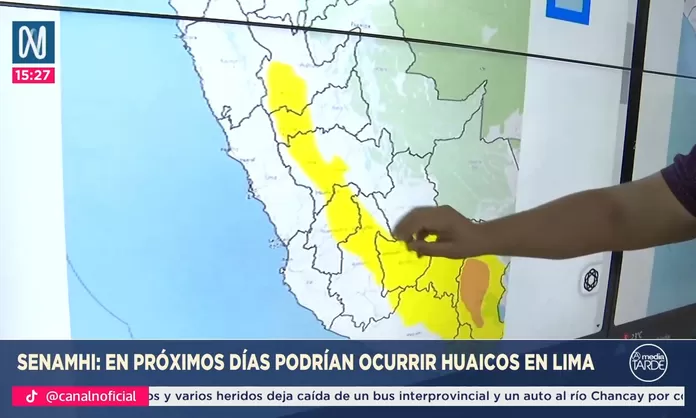 Senamhi Advierte Riesgo De Huaicos En Lima Por Lluvias Canal N