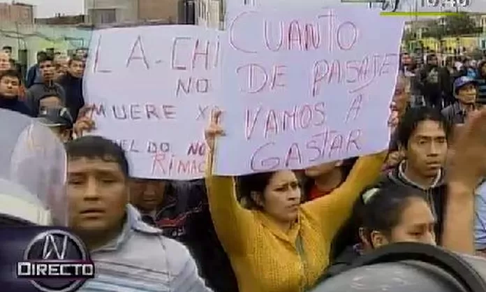 Vecinos Del R Mac Bloquearon Prolongaci N Tacna En Protesta Contra El