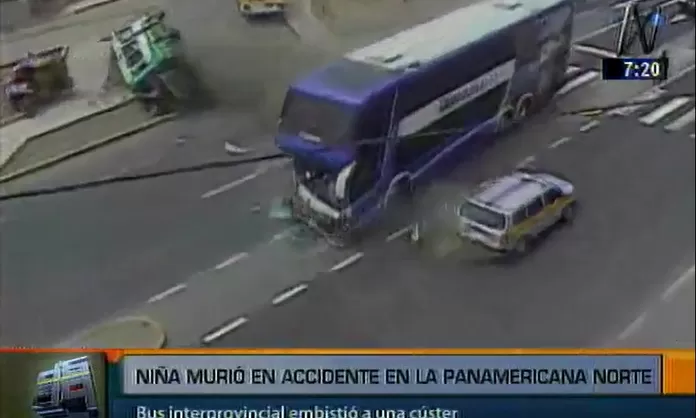 Puente Piedra Ni A Muere Tras Choque Entre Bus Interprovincial Y