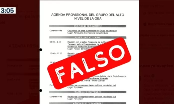 VIDEO OEA Desmiente Supuesta Agenda Canal N