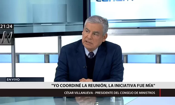 Villanueva sobre reunión entre Vizcarra y Keiko Yo la coordiné la