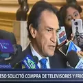 Becerril justificó compra de televisores y frigobares en el Congreso