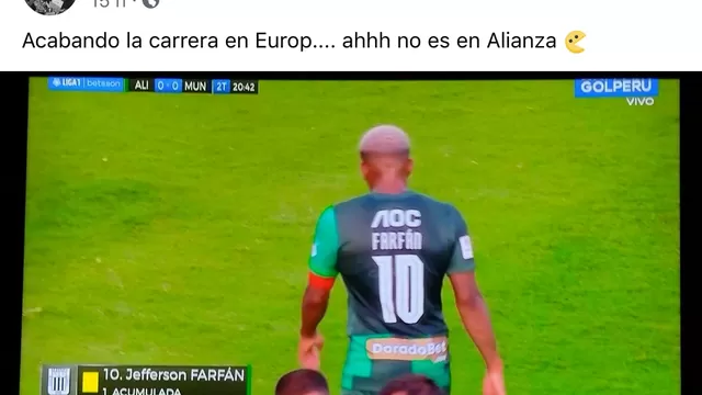 Alianza Lima Jefferson Farfán protagonizó memes tras marcar en su