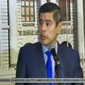 Galarreta: La censura es una facultad y obligación de control político