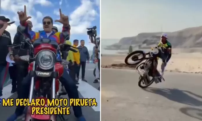 Venezuela Nicol S Maduro Declar Las Piruetas En Motocicletas Como