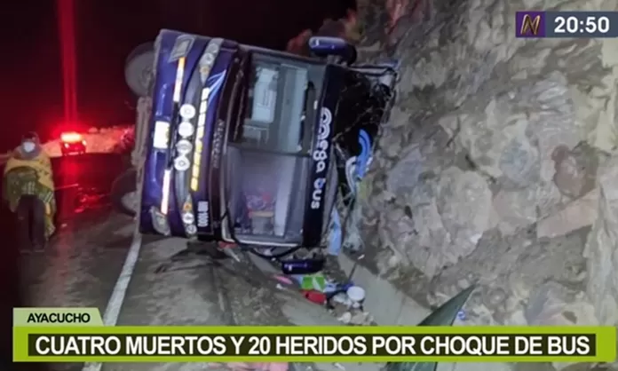 Ayacucho Choque Y Despiste De Bus Dej Muertos Y Heridos Canal N