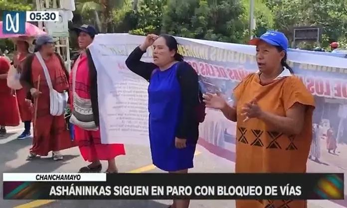 Chanchamayo Ash Ninkas Siguen En Paro Con Bloqueo De V As Canal N