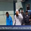 Chiclayo: detienen a tres presuntos ladrones venezolanos por robarle a joven