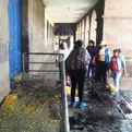 Cusco: comerciantes ambulantes lanzaron comida al municipio tras prohibición