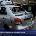 Trujillo: dos personas fueron acribilladas al interior de un auto
