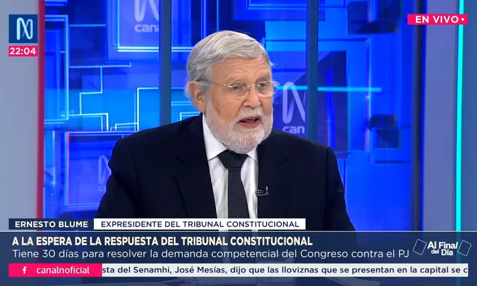 Ernesto Blume Sobre Demanda Competencial Del Congreso El TC Debe