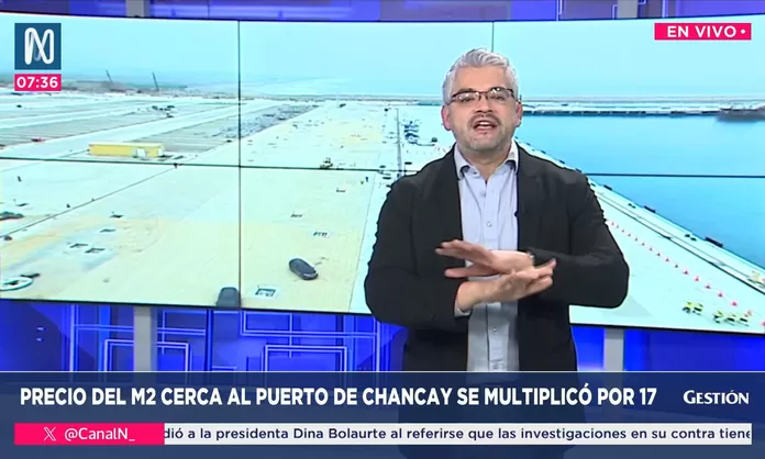 Gestión a la N Precio del m2 cerca al puerto de Chancay se multiplicó