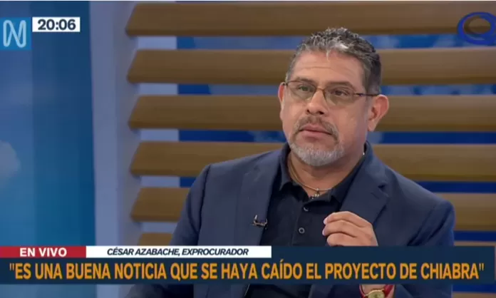 C Sar Azabache Es Buena Noticia Que Se Haya Ca Do Proyecto De Chiabra