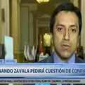 Violeta: Cuestión de confianza es posición legítima para defender al gabinete
