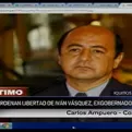 Yván Vásquez tras salir de prisión:
