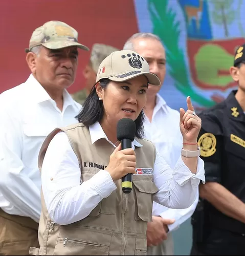 Keiko Fujimori anuncia programa de recompensas para internos y plantea ampliar el penal El Milagro