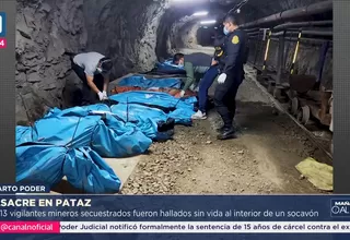 Los 13 mineros secuestrados y asesinados en Pataz