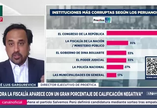 88% cree que corrupción aumentó en Perú, según Ipsos-Proética