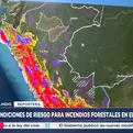 El 98% de los incendios forestales en Per&uacute; son provocados por acci&oacute;n humana, informa el Ministerio del Ambiente