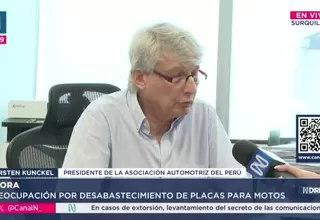 AAP rechaza decisión del MTC de suspender nueva placa para motos