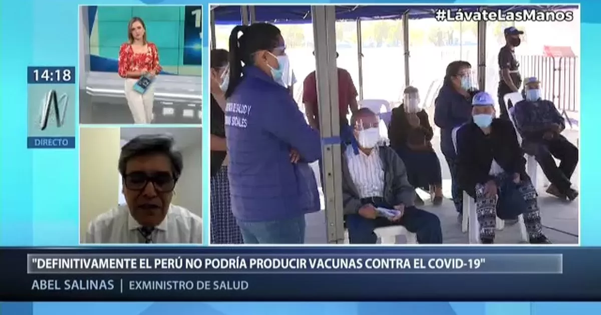 Abel Salinas: Definitely Peru could not produce vaccines against COVID-19