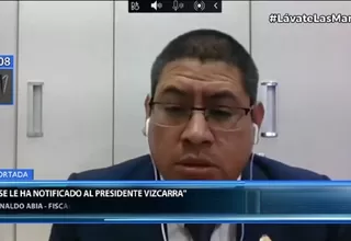 Abia: Fiscalía espera que Vizcarra señale fecha para declarar sobre compra de pruebas COVID-19