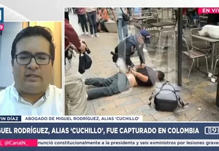 Abogado de alias “Cuchillo”: “Llegaría en cinco días al Perú”