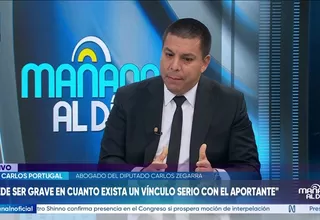Abogado de Carlos Zegarra niega vínculo con aportante condenado y prófugo de la justicia
