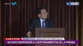 Abogado del presidente intentó desvirtuar reportaje de Cuarto Poder sobre casa de Sarratea - Noticias de eduardo-gonzalez