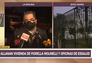 Abogado de Fiorella Molinelli: "Desconocemos a qué obedece este allanamiento"