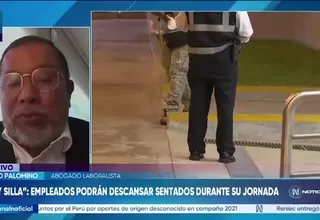 Abogado laboralista sobre ley "silla": "La medida está orientada a mejorar las condiciones laborales y prevenir problemas de salud"