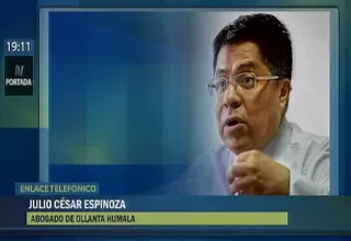 Abogado de Ollanta Humala: Hemos pasado del drama a casi la comedia