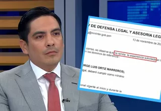 Abogado vinculado a Santiváñez no cumplía con requisitos