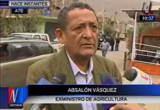 Absalón Vásquez: Prisión preventiva de Humala y Heredia es un exceso