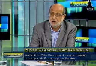 Abugattás: PPK, el partido y el Gabinete caminan con rumbos distintos