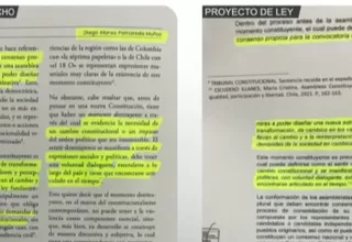 Académico denuncia copias en proyecto de ley sobre Asamblea Constituyente