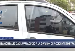 Accidente en Javier Prado: Melisa González fue a sede policial a preguntar por peritaje